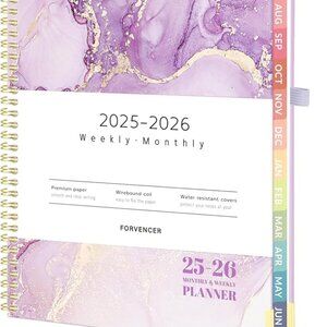 2025-2026 Monthly & Weekly Planner
